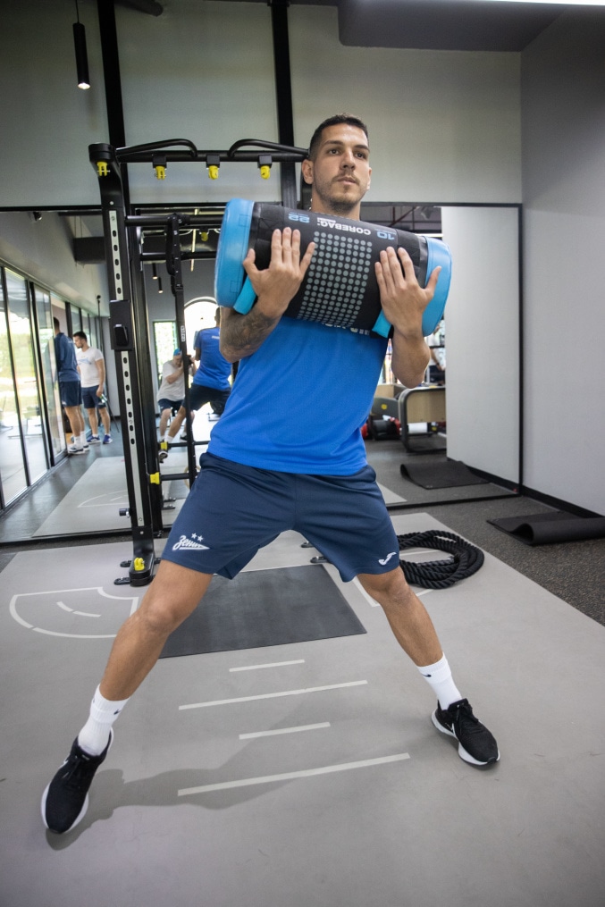 Зимние «Газпром» — тренировочные сборы в Абу-Даби. 23 января утренняя тренировка