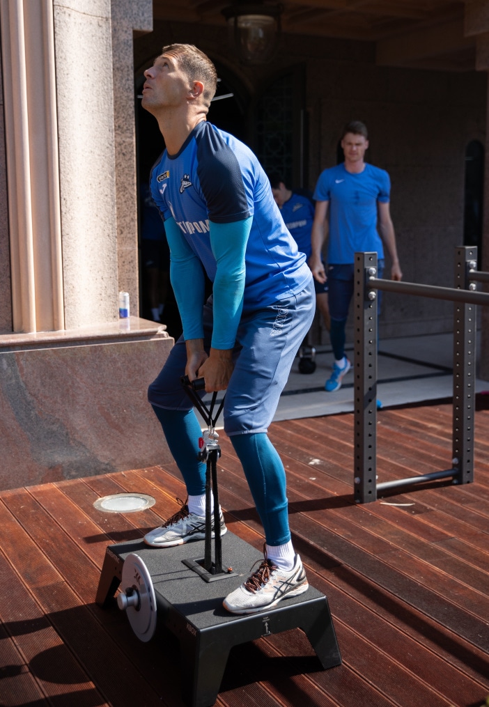 Зимние «Газпром» — тренировочные сборы в Абу-Даби. 23 января утренняя тренировка