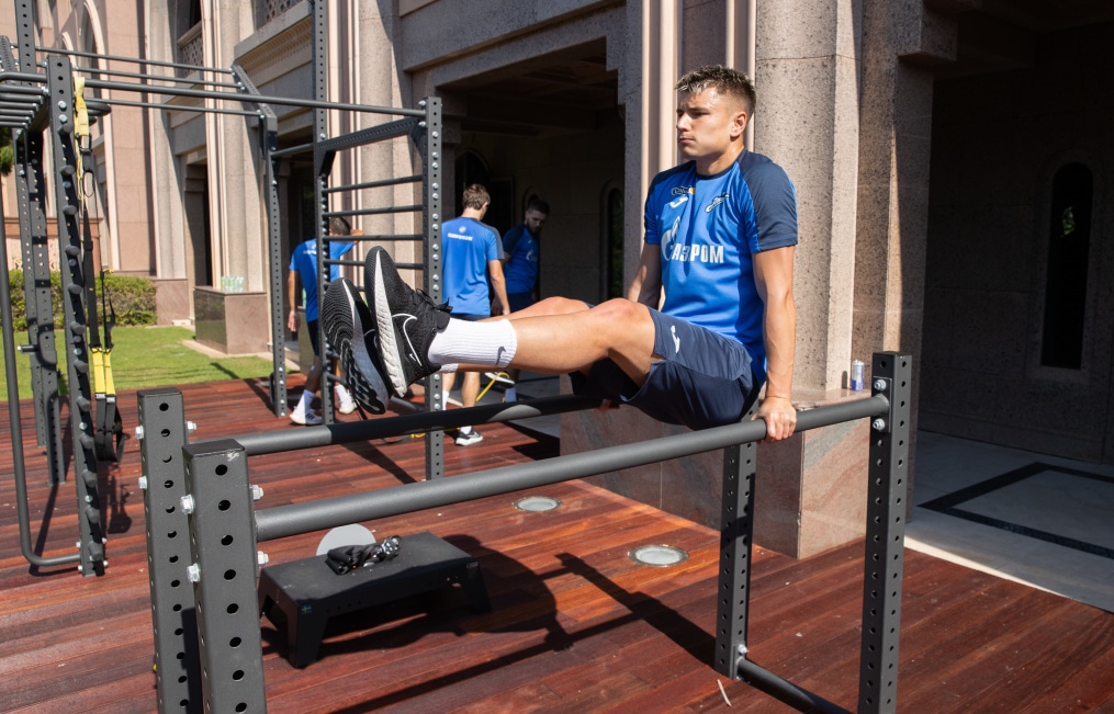 Зимние «Газпром» — тренировочные сборы в Абу-Даби. 23 января утренняя тренировка