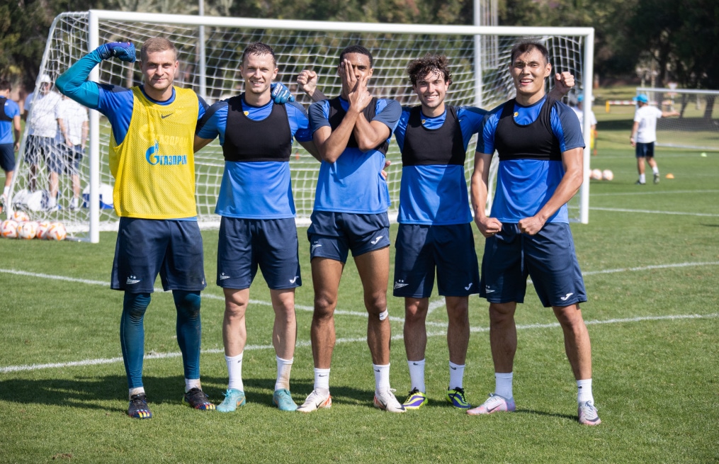 Зимние «Газпром» — тренировочные сборы в Абу-Даби. 23 января утренняя тренировка