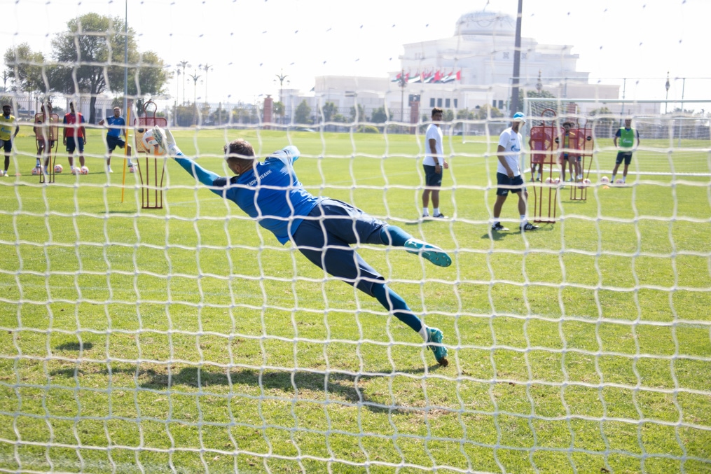 Зимние «Газпром» — тренировочные сборы в Абу-Даби. 23 января утренняя тренировка