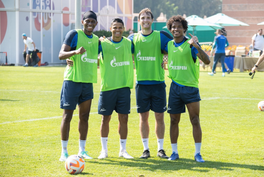 Зимние «Газпром» — тренировочные сборы в Абу-Даби. 23 января утренняя тренировка