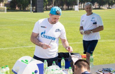 Зимние «Газпром» — тренировочные сборы в Абу-Даби. 23 января утренняя тренировка