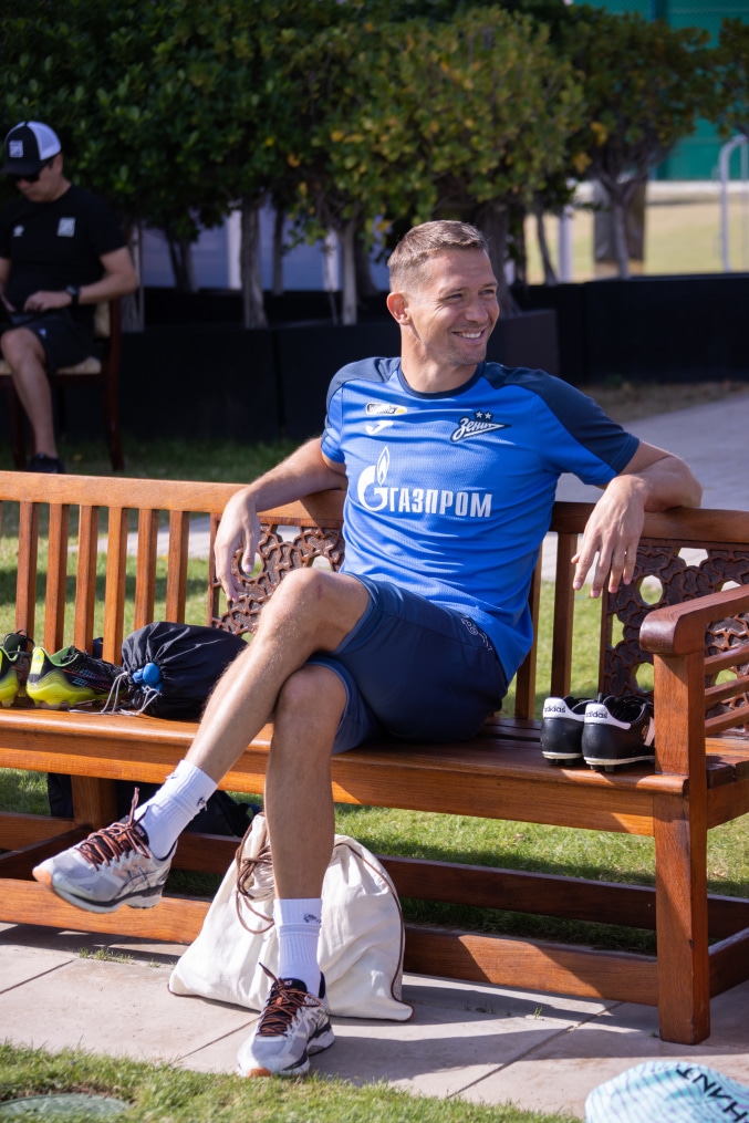 Зимние «Газпром» — тренировочные сборы в Абу-Даби. 25 января, утренняя тренировка