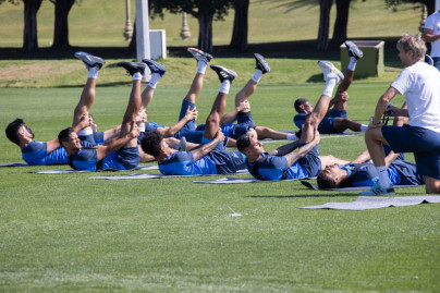 Зимние «Газпром» — тренировочные сборы в Абу-Даби. 25 января, утренняя тренировка