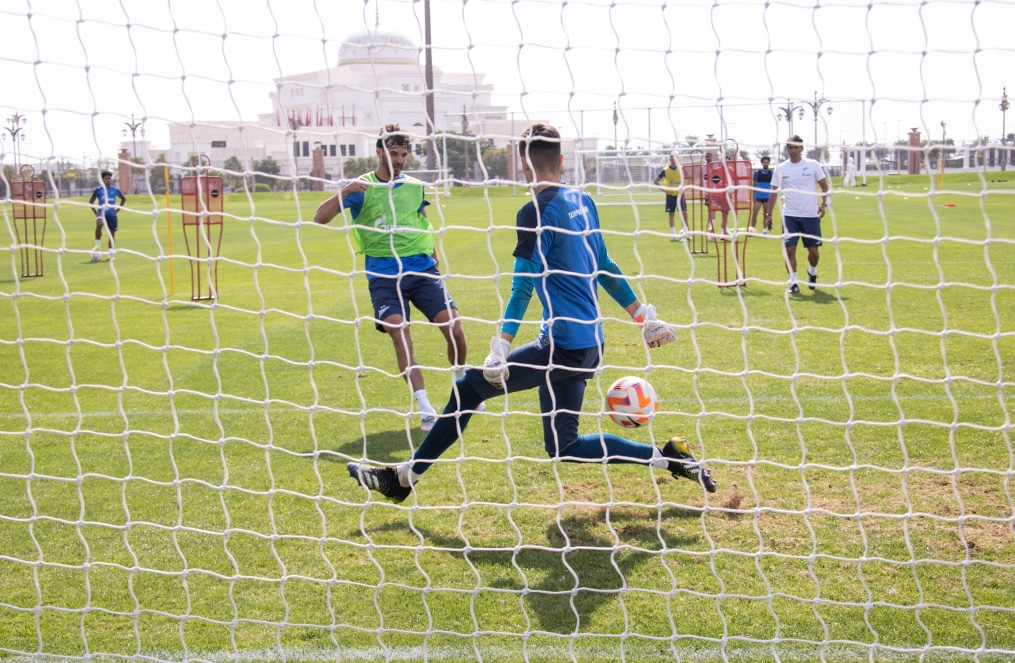 Зимние «Газпром» — тренировочные сборы в Абу-Даби. 26 января, утренняя тренировка