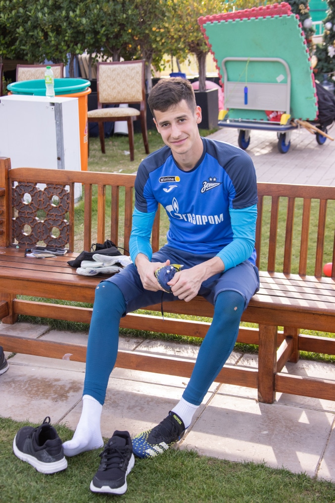 Зимние «Газпром» — тренировочные сборы в Абу-Даби. 26 января, вечерняя тренировка