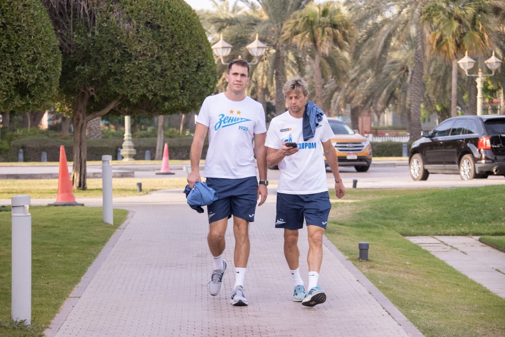 Зимние «Газпром» — тренировочные сборы в Абу-Даби. 26 января, вечерняя тренировка