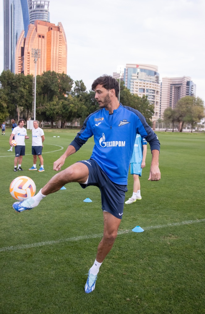 Зимние «Газпром» — тренировочные сборы в Абу-Даби. 26 января, вечерняя тренировка