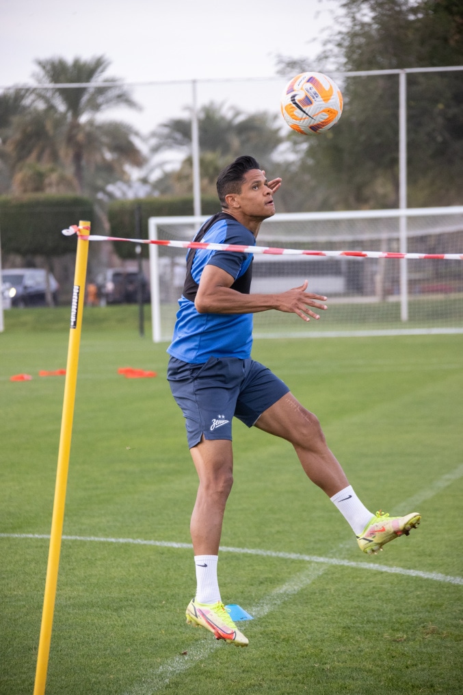 Зимние «Газпром» — тренировочные сборы в Абу-Даби. 26 января, вечерняя тренировка