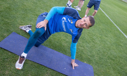 Зимние «Газпром» — тренировочные сборы в Абу-Даби. 26 января, вечерняя тренировка