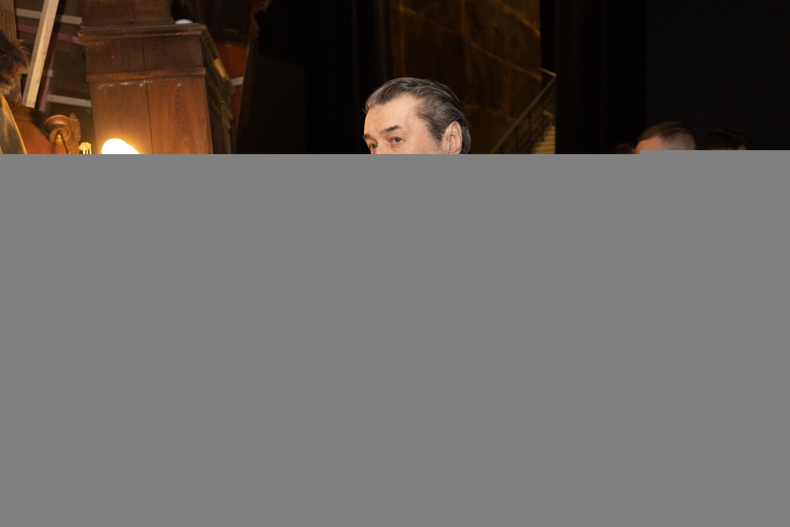 Андрей Аршавин и Анатолий Давыдов на открытии выставки «Город-герой Ленинград»