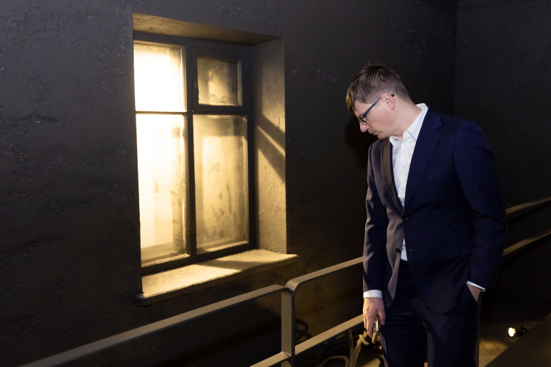 Андрей Аршавин и Анатолий Давыдов на открытии выставки «Город-герой Ленинград»