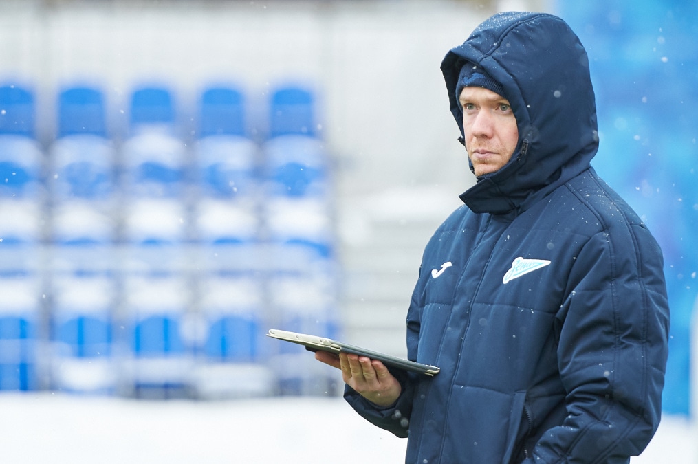 Тренировка «Зенита»-2 в Удельном парке