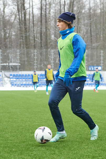 Тренировка «Зенита»-2 в Удельном парке