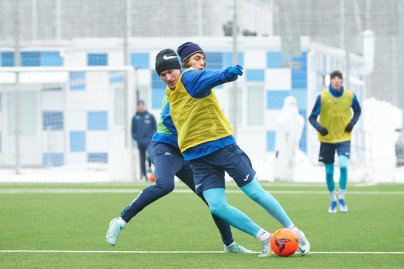 Тренировка «Зенита»-2 в Удельном парке