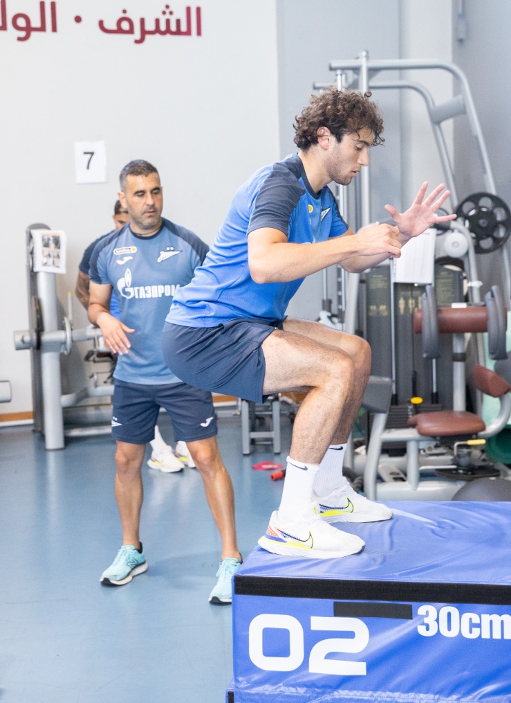 Зимние «Газпром» — тренировочные сборы в Катаре: 2 февраля, утренняя тренировка