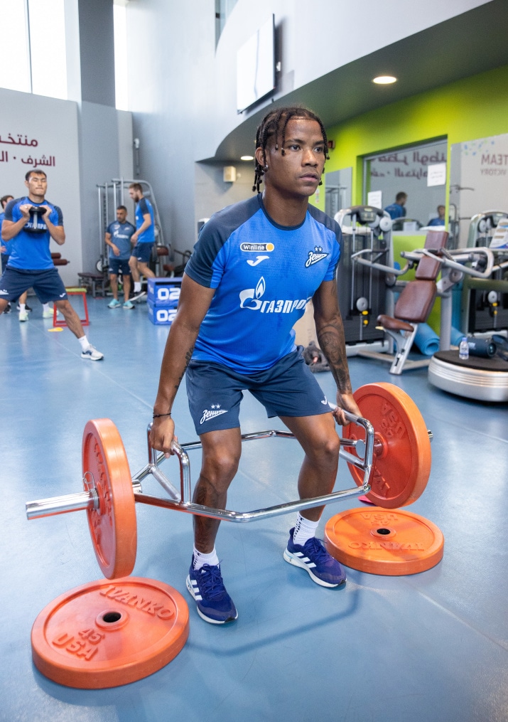 Зимние «Газпром» — тренировочные сборы в Катаре: 2 февраля, утренняя тренировка