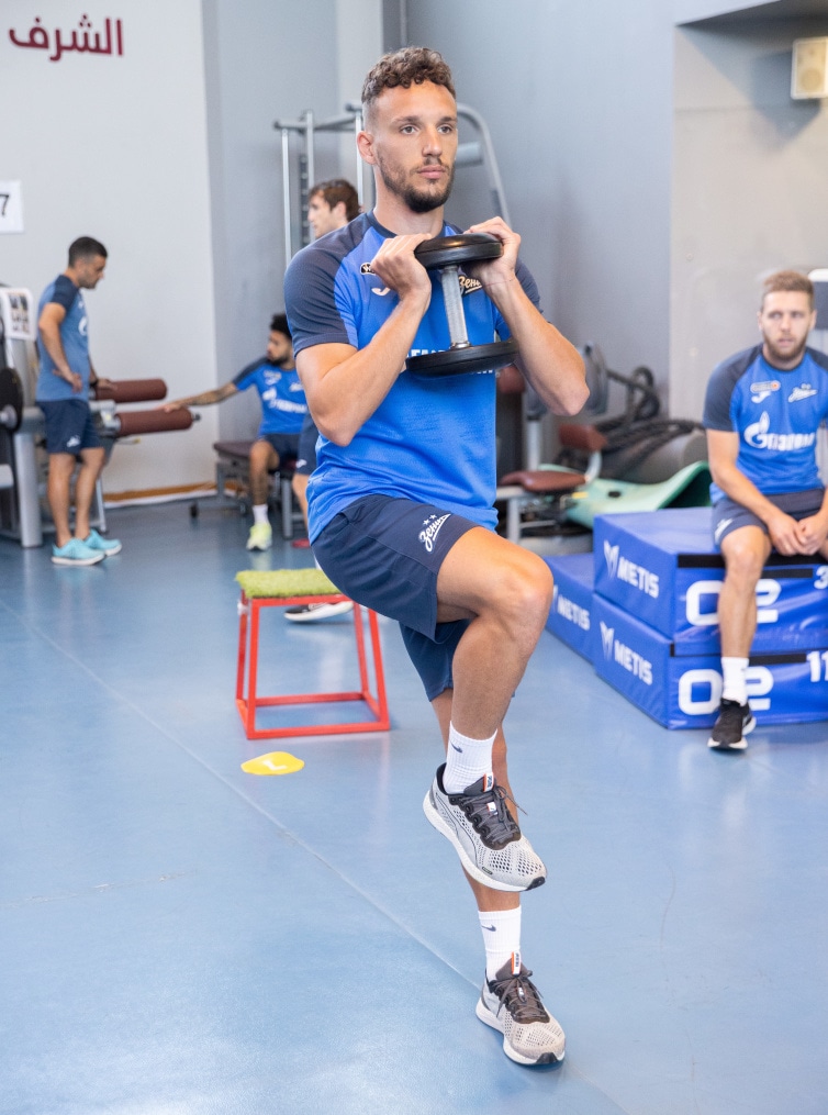 Зимние «Газпром» — тренировочные сборы в Катаре: 2 февраля, утренняя тренировка