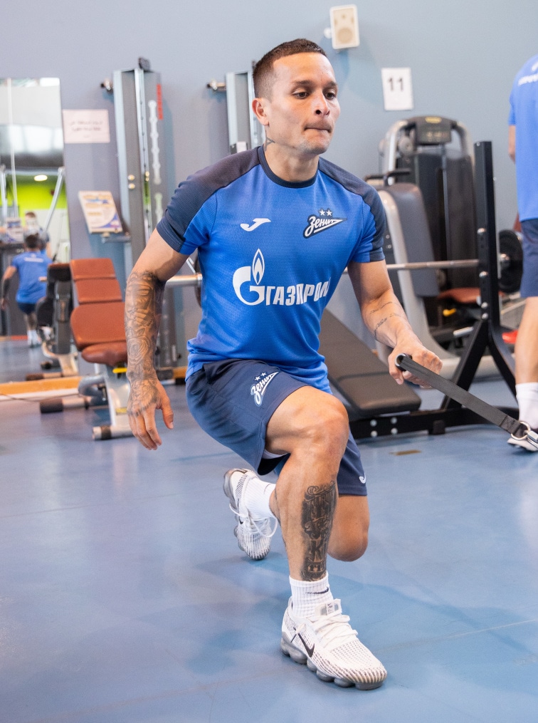 Зимние «Газпром» — тренировочные сборы в Катаре: 2 февраля, утренняя тренировка