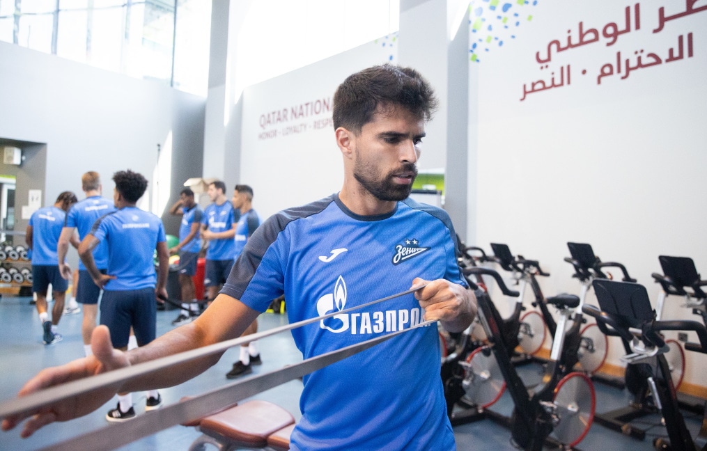 Зимние «Газпром» — тренировочные сборы в Катаре: 2 февраля, утренняя тренировка