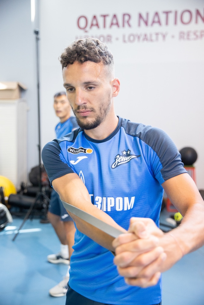 Зимние «Газпром» — тренировочные сборы в Катаре: 2 февраля, утренняя тренировка