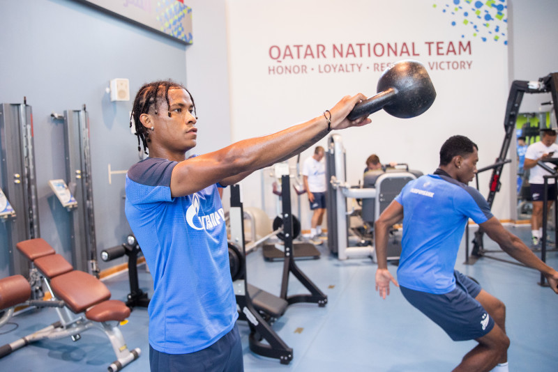 Зимние «Газпром» — тренировочные сборы в Катаре: 2 февраля, утренняя тренировка