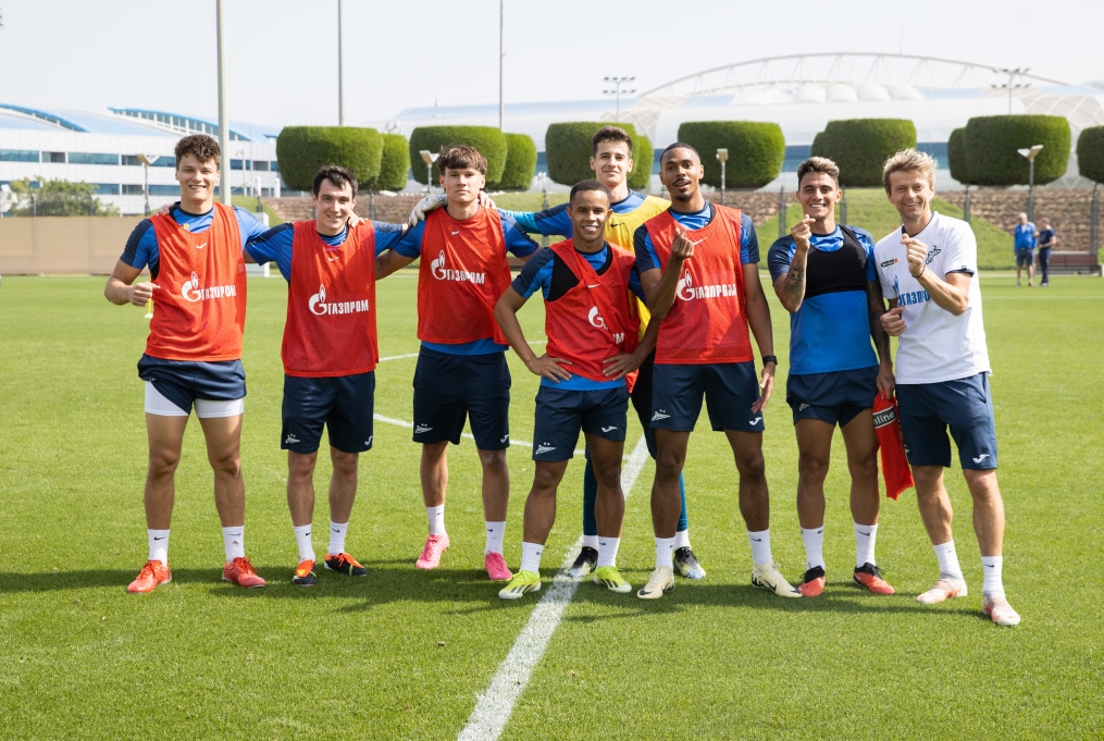 Зимние «Газпром» — тренировочные сборы в Катаре: 2 февраля, утренняя тренировка