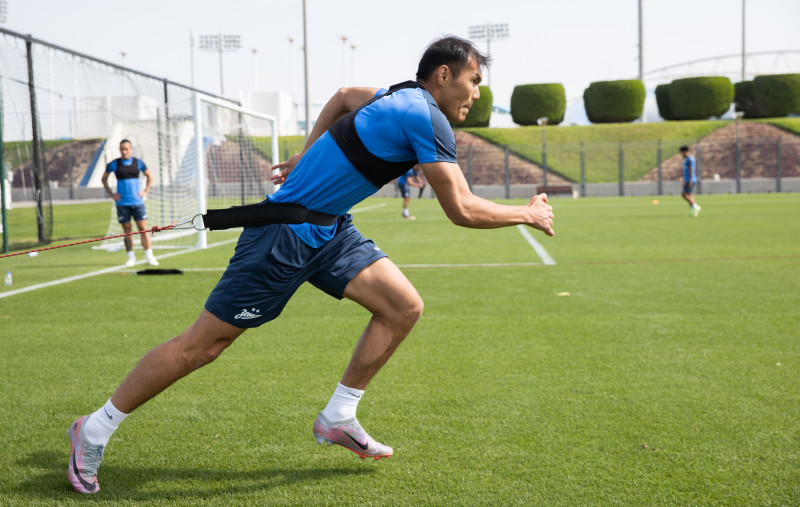 Зимние «Газпром» — тренировочные сборы в Катаре: 2 февраля, утренняя тренировка