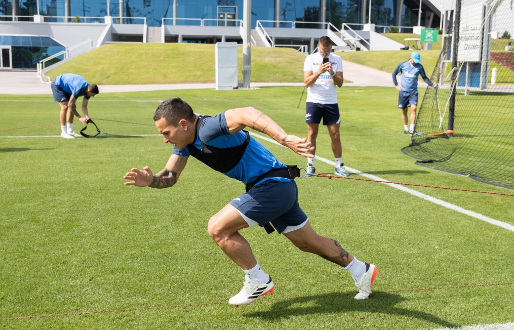 Зимние «Газпром» — тренировочные сборы в Катаре: 2 февраля, утренняя тренировка