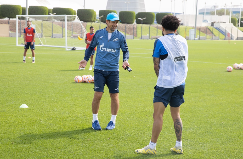 Зимние «Газпром» — тренировочные сборы в Катаре: 2 февраля, утренняя тренировка