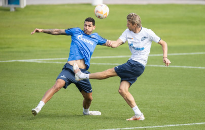 Зимние «Газпром» — тренировочные сборы в Катаре: 2 февраля, утренняя тренировка