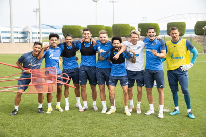 Зимние «Газпром» — тренировочные сборы в Катаре: 2 февраля, утренняя тренировка