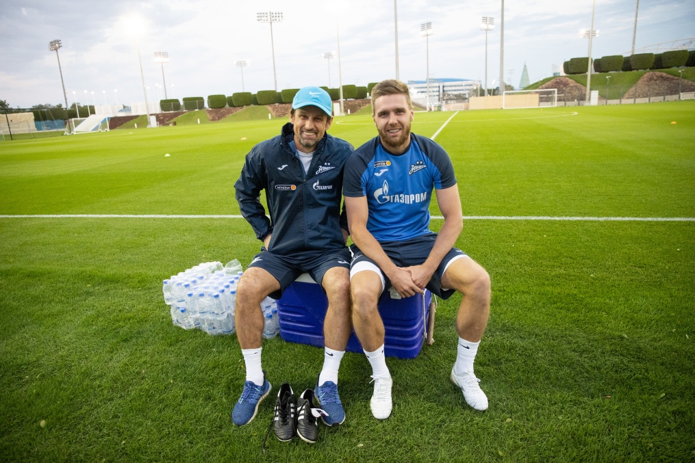 Зимние «Газпром» — тренировочные сборы в Катаре: 2 февраля, вечерняя тренировка