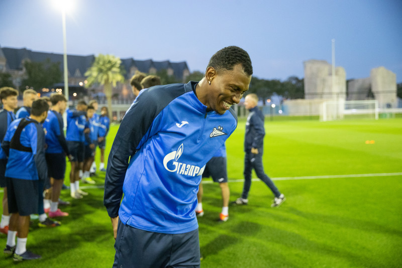 Зимние «Газпром» — тренировочные сборы в Катаре: 2 февраля, вечерняя тренировка