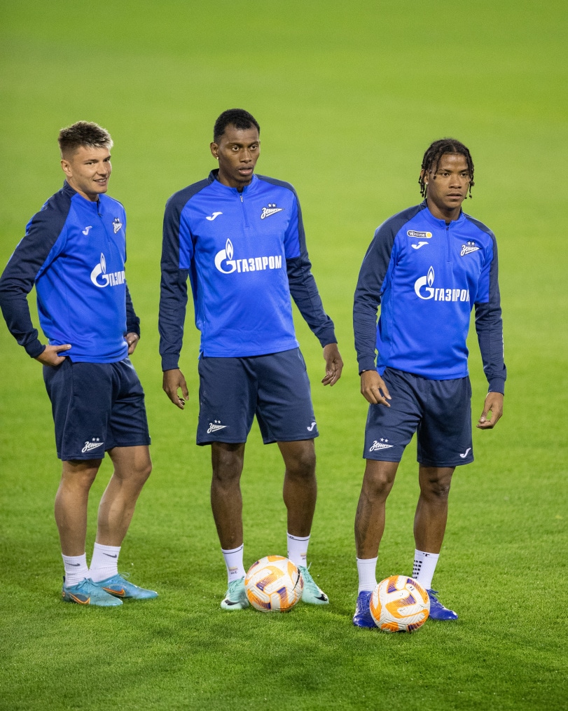 Зимние «Газпром» — тренировочные сборы в Катаре: 2 февраля, вечерняя тренировка