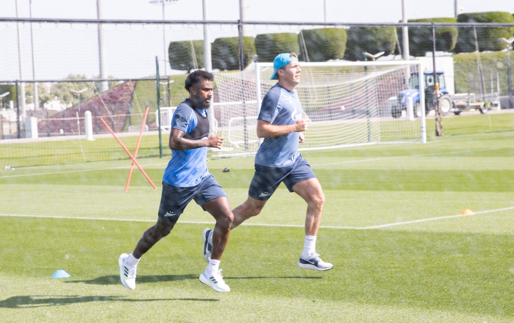 Зимние «Газпром» — тренировочные сборы в Катаре: 4 февраля, утренняя тренировка