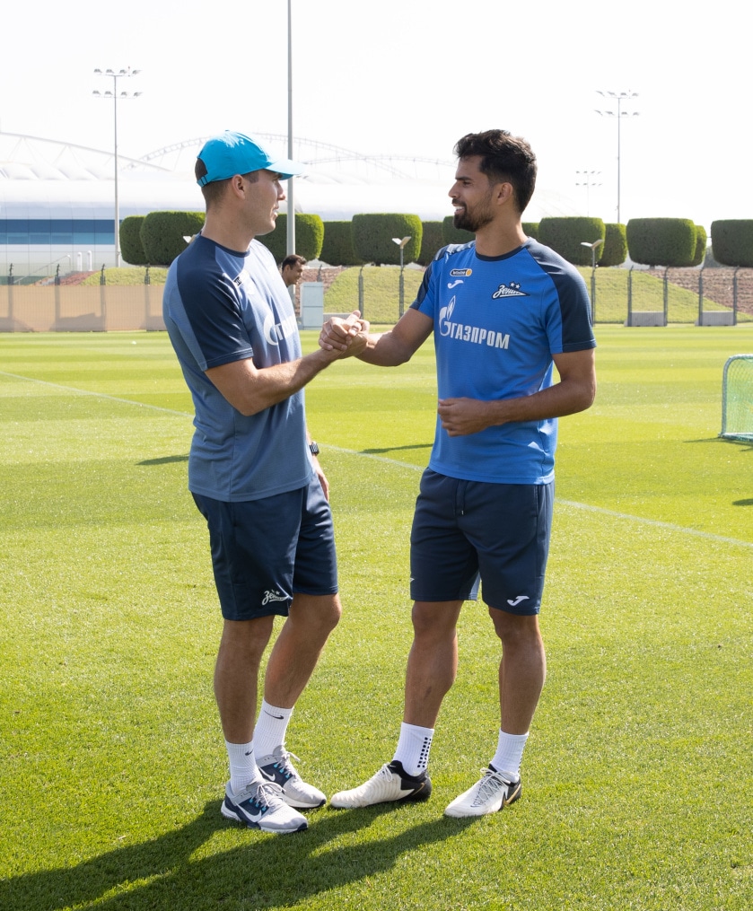Зимние «Газпром» — тренировочные сборы в Катаре: 4 февраля, утренняя тренировка