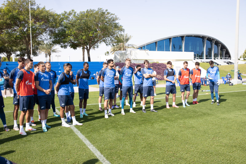 Зимние «Газпром» — тренировочные сборы в Катаре: 4 февраля, утренняя тренировка