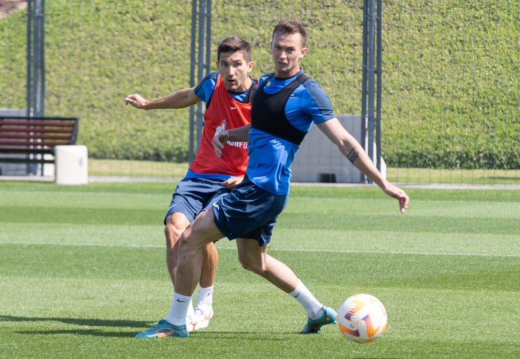 Зимние «Газпром» — тренировочные сборы в Катаре: 4 февраля, утренняя тренировка