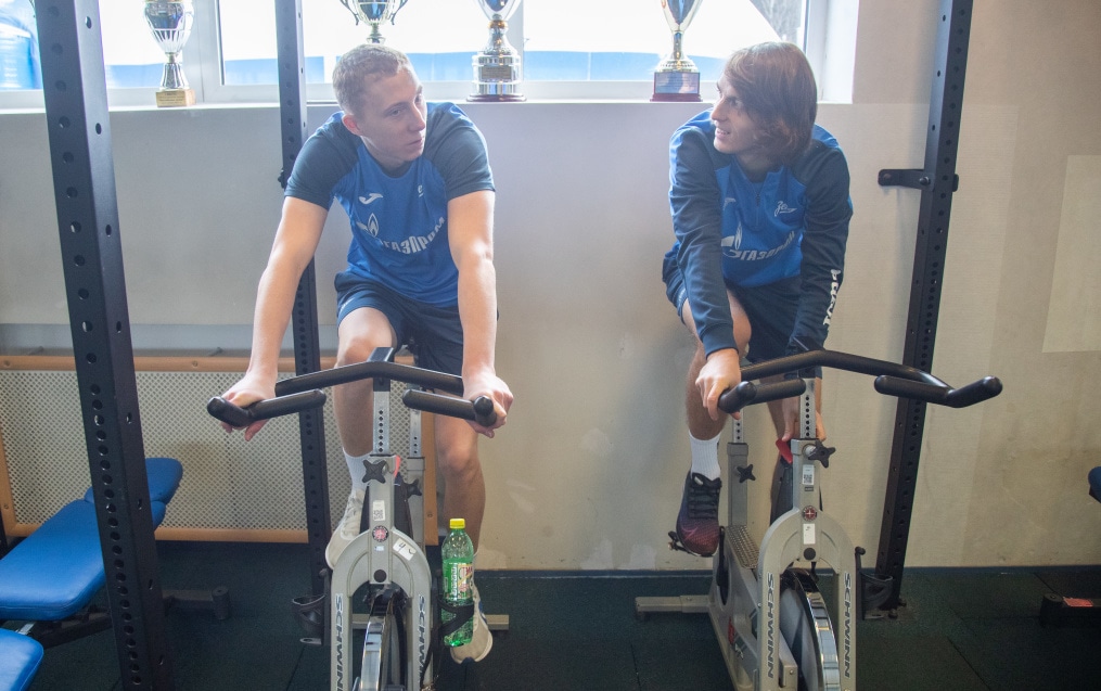 Тренировка «Зенита»-2 в «Газпром»-Академии