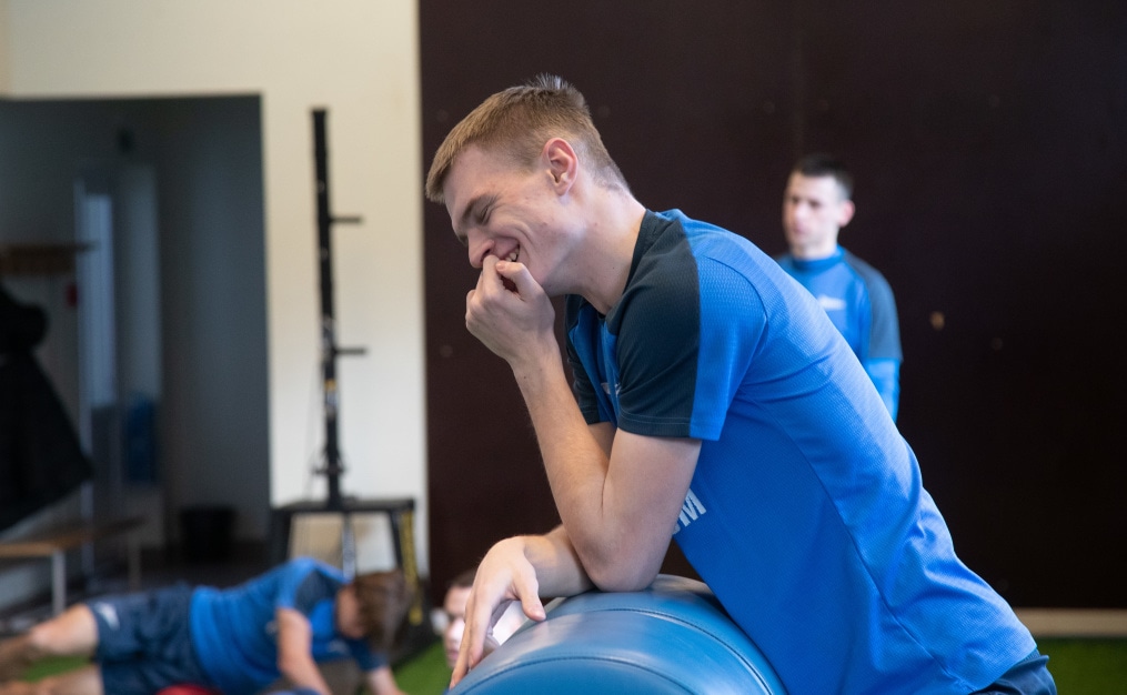 Тренировка «Зенита»-2 в «Газпром»-Академии