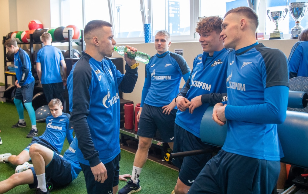 Тренировка «Зенита»-2 в «Газпром»-Академии