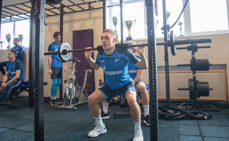 Тренировка «Зенита»-2 в «Газпром»-Академии