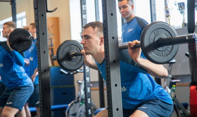 Тренировка «Зенита»-2 в «Газпром»-Академии