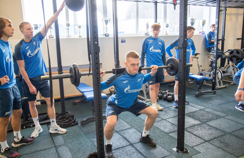 Тренировка «Зенита»-2 в «Газпром»-Академии