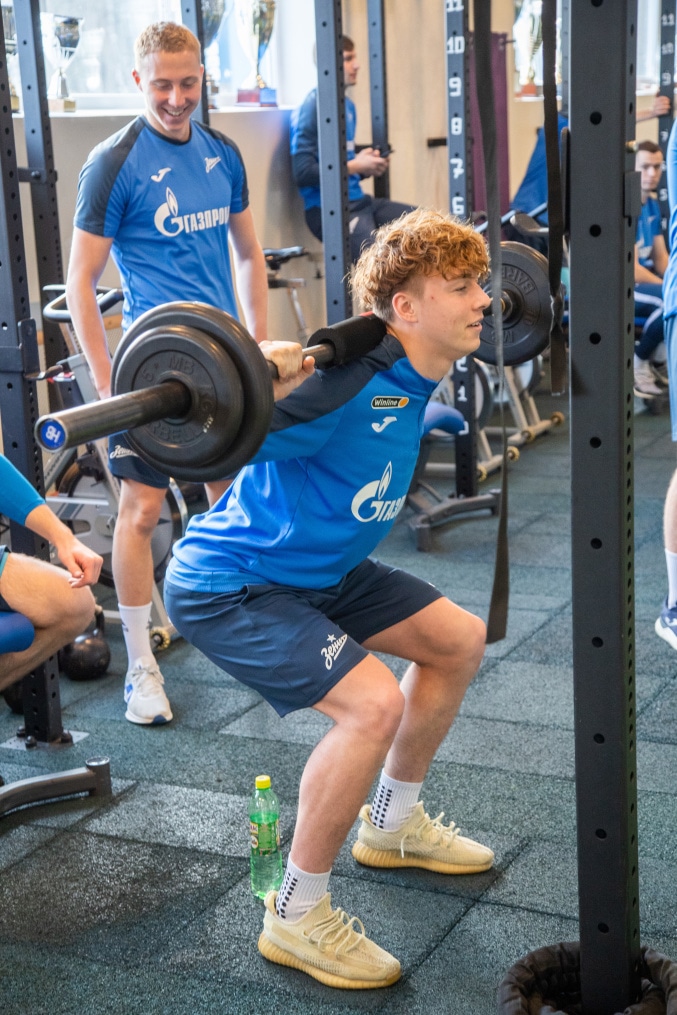 Тренировка «Зенита»-2 в «Газпром»-Академии