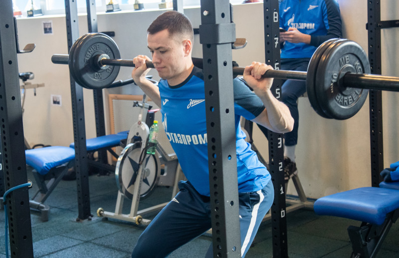 Тренировка «Зенита»-2 в «Газпром»-Академии