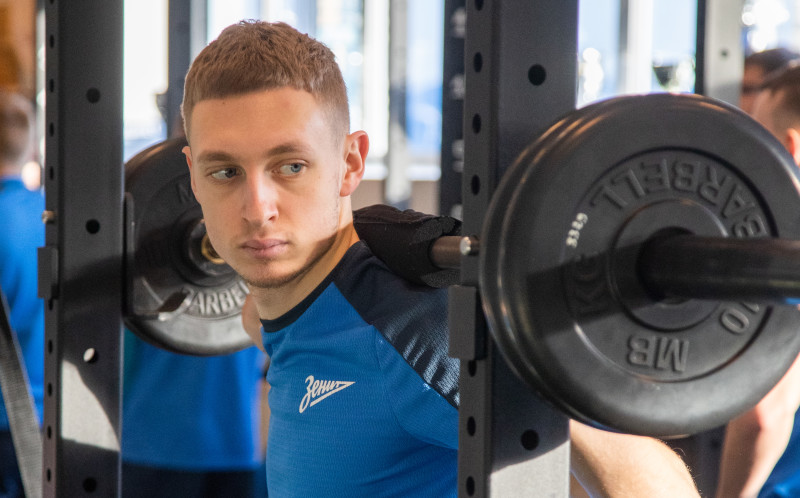 Тренировка «Зенита»-2 в «Газпром»-Академии