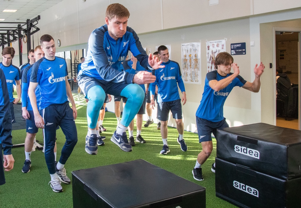 Тренировка «Зенита»-2 в «Газпром»-Академии